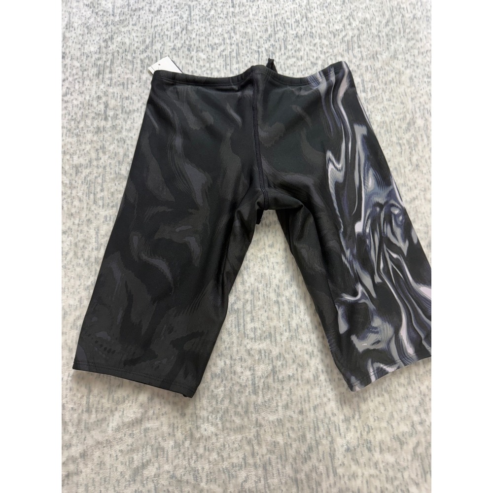 TYR Durafast Elite Mens Jammer Swimsuit Black Camo Marble Size 32 M